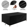 250x250x90cm 210D Oxford Cloth Waterproof Garden Yard Table Protective Cover Outdoor Furniture Dustproof Cover