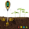 4-in-1 Soil Test PH Moisture Meter Light Temperature Tester Garden Plant Flowers Soil Monitor Tool