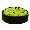 Garden Round Planter Box Planting Beds Grow Pot Felt Bag for Potato Fruit Herbs Flowers Vegetables - Black, S