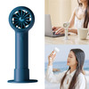 XYD- E18 2000mAh Handheld Fan Turbine USB Charging Low Noise Operation Summer Cooling Desktop Fan - Blue