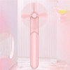 Q40 Portable Fan 3 Wind Speeds Adjustable USB Power Bank Cooling Fan Desktop Electric Students Fan (CE Certificated) - Pink