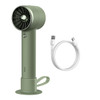 BASEUS Flyer Turbine Handheld Fan 4000mAh High Capacity Fan with Type-C Cable - Green