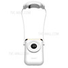 HL10 Digital Display USB Charging No Leaf Mini Cooling Fan Summer Semiconductor Cooler Hanging Neck 3-Speed Quiet Fan - White