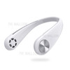 Portable USB Rechargeable Low Noise Neck-hanging Sports Mini Fan - White