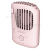 UV Disinfection Lamp Aromatherapy Power Bank Multi-functional Cooling Fan Neck Hanging Portable Mini Fan - Pink