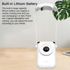 Bladeless Portable Neck Fan USB Rechargeable Hands Free 3 Wind Speed Personal Cooling Fan Cooling with Display Screen