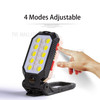 E-SMARTER W599A Folding LED Work Light T6+COB Flashlight 4 Modes Camping Torch Emergency Light