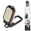 E-SMARTER W599A Folding LED Work Light T6+COB Flashlight 4 Modes Camping Torch Emergency Light