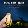 E-SMARTER X7 USB Rechargeable COB Work Light Super Bright LED Flashlight Camping Lamp Torch with Magnet