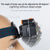 E-SMARTER W663-2 Outdoor Fishing Hand Sensor Zoomable LED + COB Headlight High Brightness Head Lamp