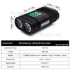 WOSAWE BCD-008 USB Rechargeable Bicycle Light IP67 Waterproof LED Lamp 400 Lumens Bike Front Light