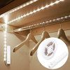 Waterproof  Home Bedroom 1m 30-LED Cabinet Strip Light with Sensitive PIR Motion Sensor - White