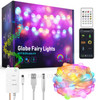 LEMONDA SMART BSL11 10m USB Powered Bluetooth Smart Ball Shape RGB Colorful LED String Light Waterproof Music Sync Phone App Remote Control Fairy Light