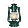 Hurricane Lantern Antique Kerosene Lamp Portable Retro Table Lamp Flame Light for Outdoor Camping/Indoor Decor - Green