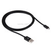1M 3A Micro USB to USB Data Sync Charging Cable, For Samsung, HTC, Sony, Huawei, Xiaomi, Meizu and other Android Devices with Micro USB Port, Diameter: 4 cm(Black)