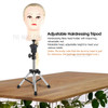 Adjustable Hairdressing Tripod False Head Holder Hairdresser Training Head False Head Stand