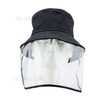 Anti-droplet Transparent Face Shield Protective Cap Outdoor Unisex Bucket Hat