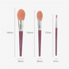 XIAOMI YOUPIN JORDON&JUDY Makeup Brushes 3Pcs Cosmetic Brush Set for Eyeshadow Foundation Blush and Concealer