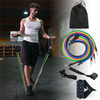 11Pcs Resistance Bands Set Exercise Bands 5 Level Stretch Gym Fitness Bands Handles Door Anchor Ankle Straps