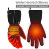 WEST BIKING YP0211224 1 Pair Winter Electric Heating Full-Finger Gloves Touch Screen Waterproof Warm Cycling Mittens - M