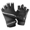 ROCKBROS S172 One Pair Half Finger Cycling Gloves Padded Workout Gloves for Fitness Bodybuilding - Size: XXL