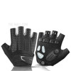 ROCKBROS S169B One Pair Half Finger Cycling Gloves Outdoor Breathable Gloves - Grey/Size: XL