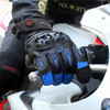 RIDING TRIBE MTV-08 One Pair Cycling Gloves Keeping Warm Winter Gloves Touch Screen Hard Shell Outdoor Full Finger Workout Gloves Cycling Equipment - Blue//M