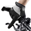 KYNCILOR A0056 MTB Gloves Cycling Full Finger Breathable Shockproof Bicycle Riding Touchscreen Sports Mittens - Black/M