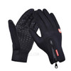 1 Pair Touch Screen Full-finger Non-slip Gloves Mittens Windproof Outdoor Skiing Cycling Gloves - Black / S