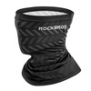 ROCKBROS WB015 Multi-function Cycling Bike Full Face Mask Breathable Ice Silk Sun Protection Neck Scarf - Black