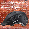 GUB CITY Integrally-molded Bicycle Protective Helmet, Head circumference: 57-60cm - Black