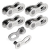 10 Pairs Bike Chain Link Bike Missing Link Quick Link Bike Chain Repair Tool - 10 Speed/Silver