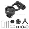 Multifunctional Bicycle Computer Camera Flashlight Mount Holder Front Bike Mount Replacement for Garmin Bryton GoPro CATEYE - Black