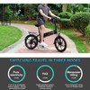 BEZIOR M20 Electric Bicycle with 10.4AH 80km Electric Bikes E-Bike with Pedals