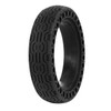 Non-inflatable Shock-absorbing Honeycomb Solid Tire Anti-explosion Rubber Tire Scooter Accessories for Xiaomi M365 Electric Scooter - Black