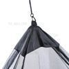Portable Backpacking Tent for Single Camping Bed Anti Mosquito Net Bed Tent Mesh Decor - Black