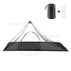 Outdoor Sports Mesh Tent Backpacking Hiking Camping Tent with Carrying Bag - Black