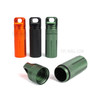 AOTU Waterproof Aluminum Alloy EDC Survival Pill Box Case Medicine Bottle Holder Container - Random Color