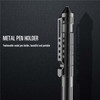 Multitool T-actical Survival Gear Pen Emergency Glass Breaker Pen for Camping Fishing Survival Emergency Outdoor Use - Black