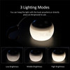 Portable Hanging Camping Lantern USB Tent Light with 3 Lighting Modes for Camping Hiking Fishing Outage - Grey