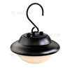 2 Light Modes Outdoor Camping Lantern IPX4 Waterproof Warm LED Tent Hanging Lamp Hiking Fishing Light - Black