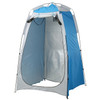 Camping Beach Shower Tent Privacy Shelter Tent Portable Outdoor Sun Rain Shelter with Window - Blue/Grey