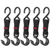 5Pcs/Pack Outdoor Camping Portable Lightweight Moveable Storage Hook Detachable Hanging Hook S-Shaped Hook - Size L