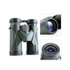 USCAMEL UW079 Military HD 10x42 Binoculars BAK4 Telescope for Hunting Camping Outdoor Sports - Army Green