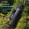 APEXEL 10-20X50 Zoom Monocular Outdoor Single-Tube Mini Telescope Lens Cell Phone Camera Telescope for Hunting/Traveling/Bird Watching