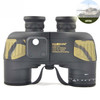 VISIONKING 7x50LS Powerful Military Binoculars High Definition Waterproof Nitrogen Telescope with Rangefinder and Compass