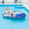 PVC Canoe 1-Person Inflatable Boat Set Kayak Set with Paddle and Air Pump