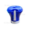 Float Cup Pool Spa Chlorine Tablet Float Dispenser Floater with Built-in F/C Display Thermometer