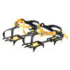 LUCKSTONE 10 Teeth Anti-slip Crampons Manganese Steel Climbing Gear Snow Ice Climbing Shoe Grippers Traction Device