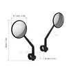 2PCS/Pack Rearview Mirrors Rear View Glass for Xiaomi Mijia M365 Electric Scooter